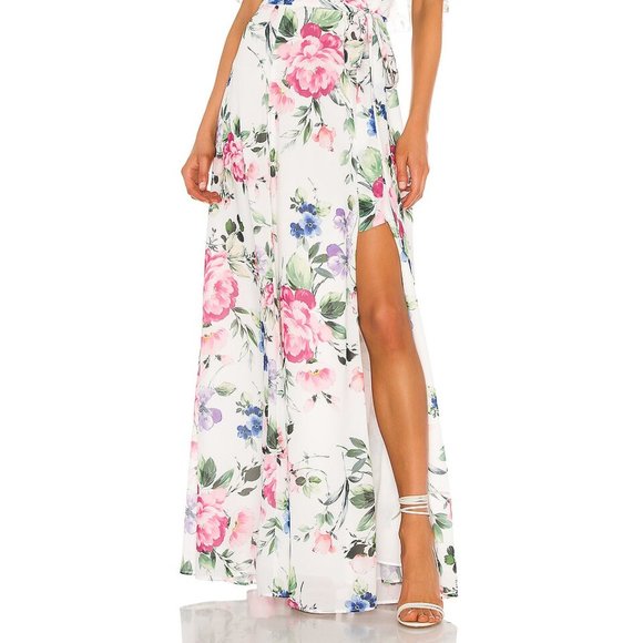 Yumi Kim Maxi Carmen Dress in Splendor Pink - Picture 2 of 4